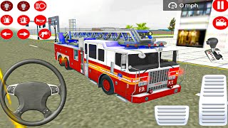 Real Fire Truck Driving Simulator - Best Offline Android Driving Games - Android Gameplay screenshot 3