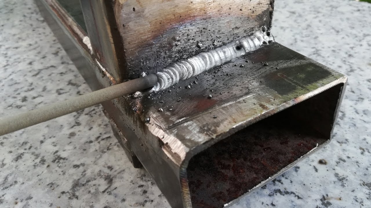 The best method of horizontal square tube welding for beginners YouTube