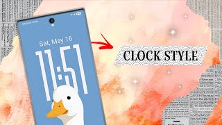 Customize Your Galaxy Clock like this!!