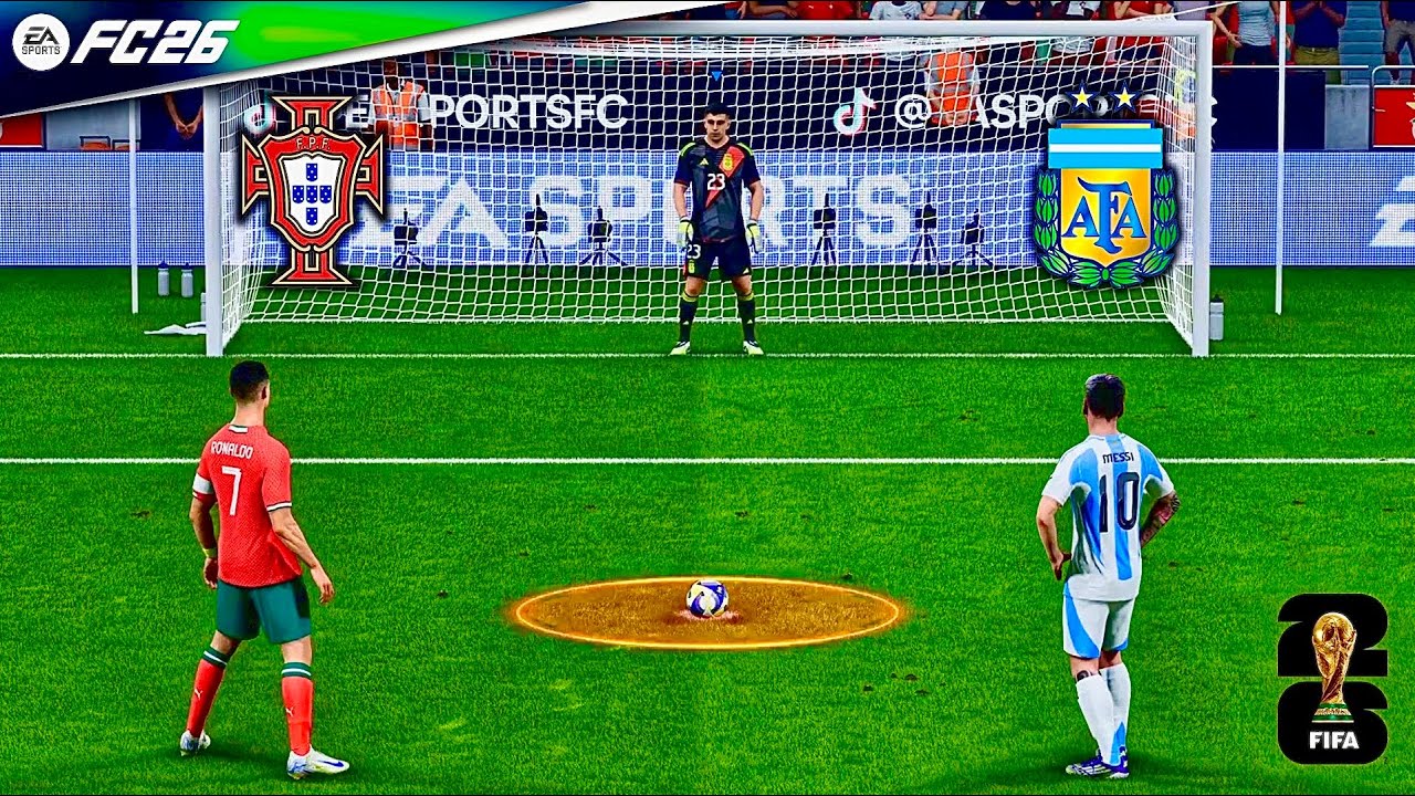 PORTUGAL vs ARGENTINA🔥RONALDO vs MESSI - FC 26 PENALTY SHOOTOUT - WORLD CUP 2026