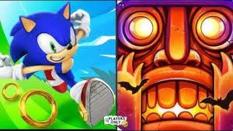 Sonic dash vs temple run 2