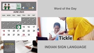 Tickle (Verb) Word of the Day for June 14th