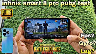 infinix smart 8 pro pubg test 2025 | PUBG MOBILE #pubgtest