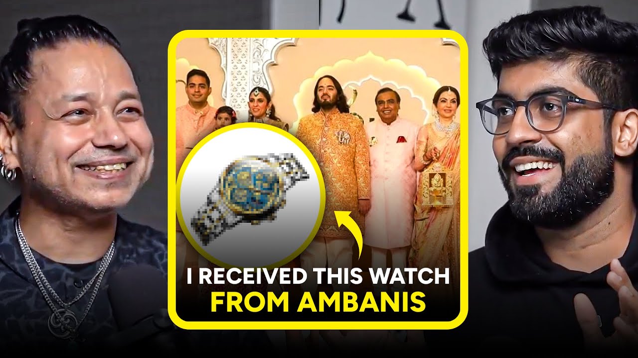 Watch Worth Crores Gifted by Ambanis 🤑: Kailash Kher | Deepak Pareek Clips