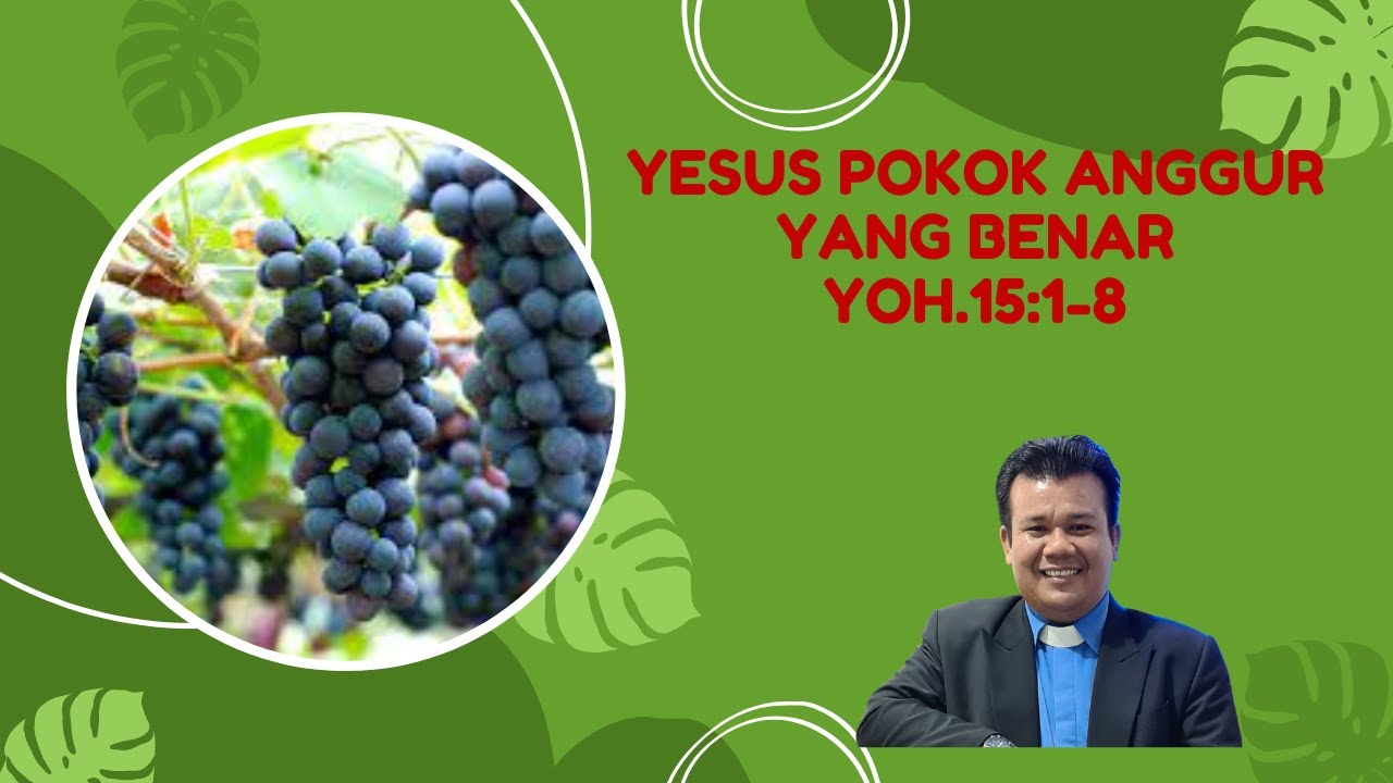 Yesus Pokok Anggur Yang Benar - Yohanes 15:1- 8