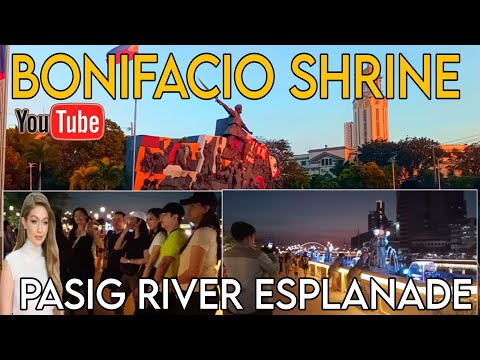 BONIFACIO SHRINE TO PASIG RIVER ESPLANADE/PARK  IN MANILA PREMIERE 03/03,2024