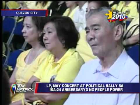 Mix of EDSA commemoration, election rally in LP gig