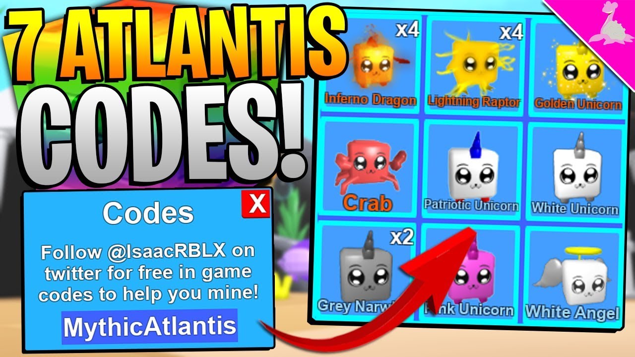 7 Roblox Mining Simulator Mythical Atlantis Update Codes - roblox mining simulator atlantis update codes