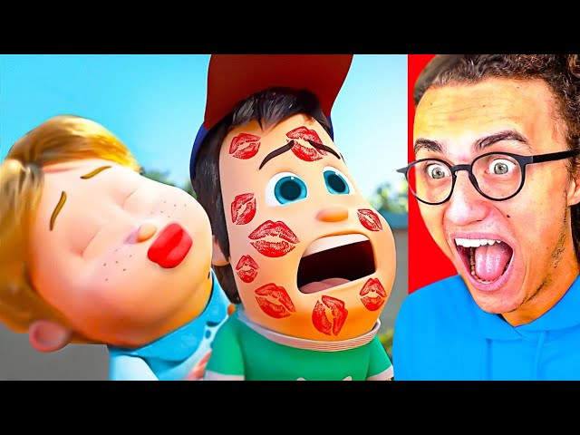 Reacting To THE FUNNIEST LOVE ANIMATIONS! - YouTube