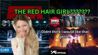 Reacting to KPOP girl groups for THE FIRST TIME (Blackpink, Aespa, Le Sserafim, Kep1er, G-IDLE)