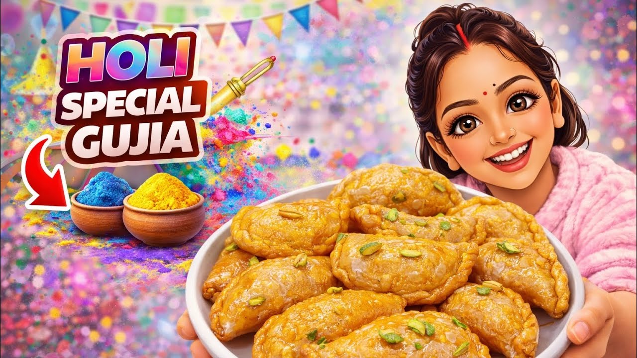 Holi Special Gujia|Ghar Par Gujia Kaise Banaye 