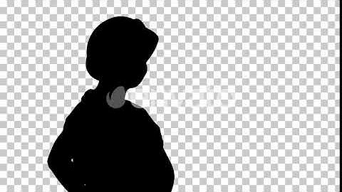 Silhouette Female engineer, construction worker, Alpha Channel | Motion Graphics - Envato elements