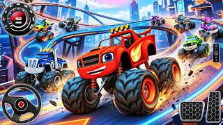 Blaze and the Monster Machines: Axle City Racers | Blaze Hits the Track PC गेमप्ले screenshot 3