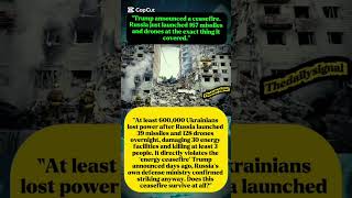 “600,000 Without Power, Days After the ‘Ceasefire’” #breakingnews #geopolitics #russiaukrainewar