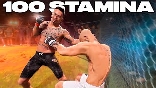 Damn This 100 Stamina Max Holloway Alter Ego Is Overpowered