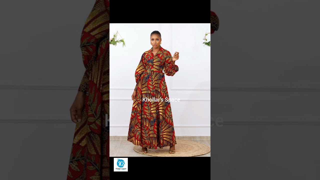 Ankara Maxi Dresses for African women 