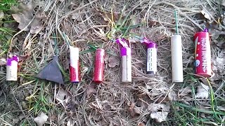 8 x Polenböller Vergleich / TXP01 / 2 x Vogelschreck / Fp3 / P2000 / Triangle Cracker / Robots etc