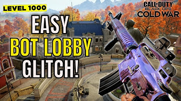 COLD WAR GLITCHES: EASY DM ULTRA UNLIMITED XP/CAMO BOT LOBBY GLITCH AFTER PATCH!