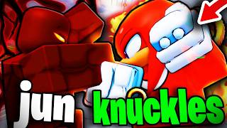 THE MOST EPIC KNUCKLES VS JUN FIGHT IN LEGENDS BATTLEGROUNDS..💀 screenshot 2
