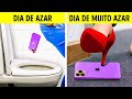 QUANDO NÃO É SEU DIA DE SORTE || Soluções Incríveis Para Problemas Chatos