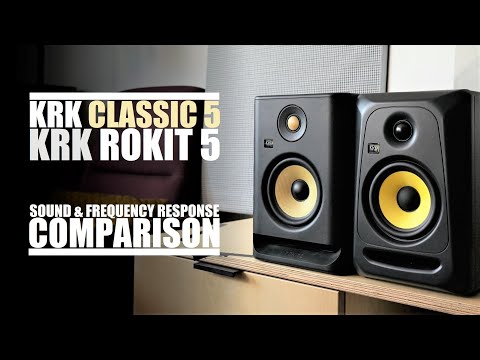 DSAUDIO.review ||  KRK Classic 5 CL5G3  vs  KRK Rokit 5 RP5G4  || sound.DEMO
