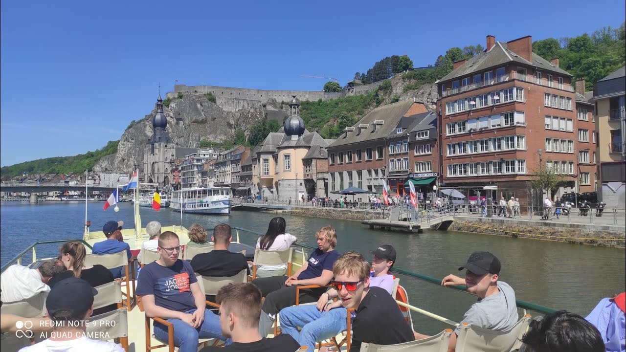 Тур по реке Маас вдоль Динанта. Бельгия Валония Ардены