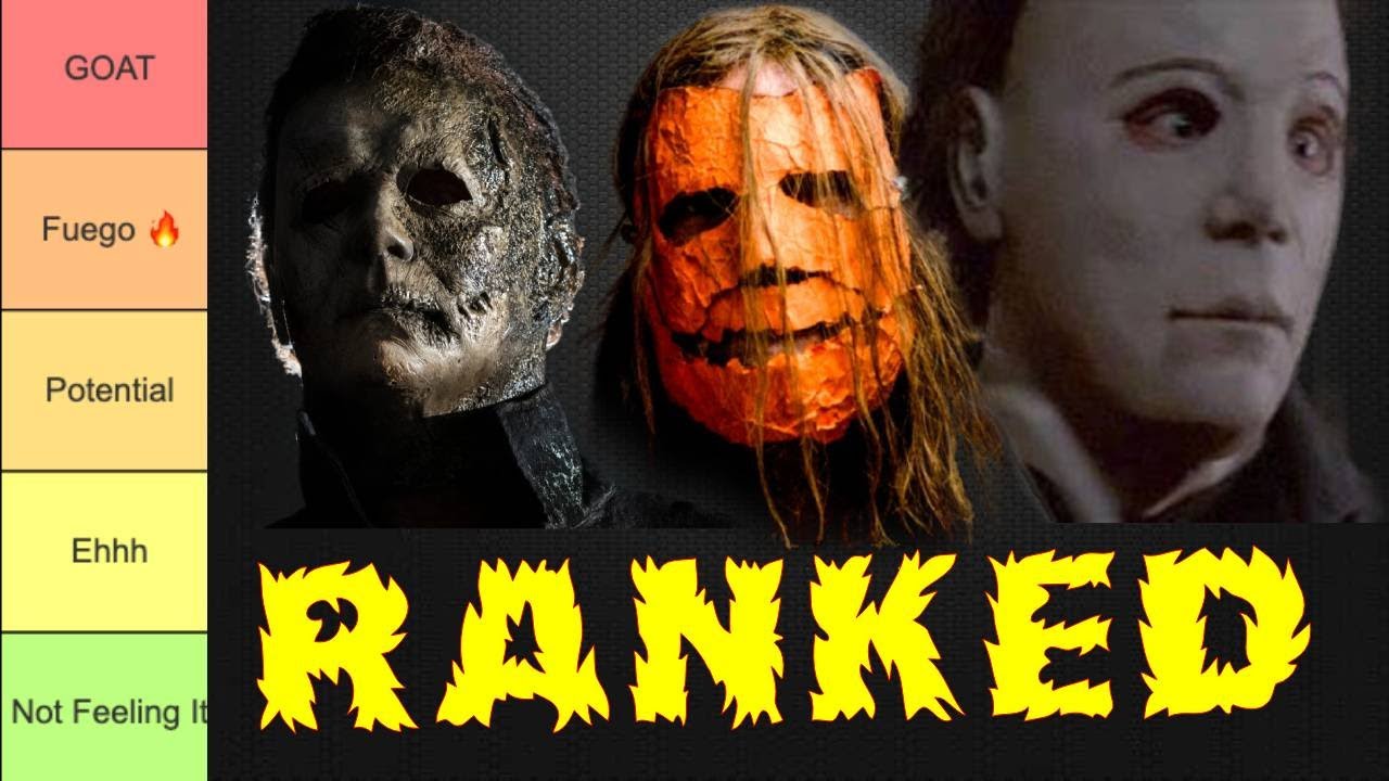 Michael Myers Mask Tier List | RANKED | Halloween (1978-2022)