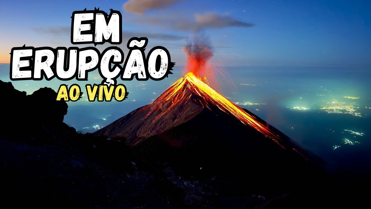 T5.32 | Dormimos ao lado de um vulcão em ERUPÇÃO 🌋