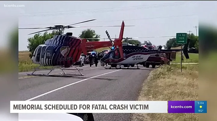 Memoiral scheduled for fatal crash victim