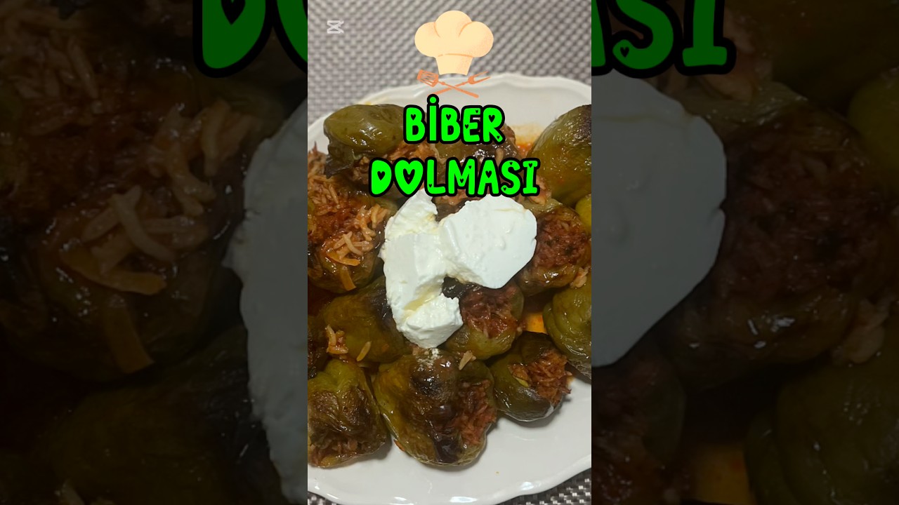 FIRINDA BİBER DOLMASI 😋#pratiktarifler #sebzeyemekleri #tarif #food #boykotadevam #yemektarifleri