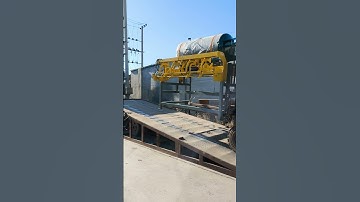 wire mesh welding machine loading #machine #wiremesh #automobile #wirefactory