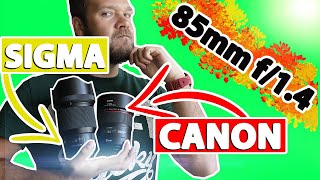 Sigma 85mm F1.4 Art vs Canon 85mm F1.4L IS - Сравнение лучших портретников под полный кадр