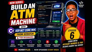 ASP.NET Core MVC Login with Account Number & PIN | ATM Machine Project | Episode 6