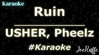 USHER, Pheelz - Ruin (Karaoke)