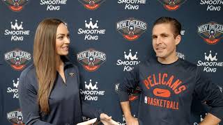 TJ Saint 1-on-1 Interview with Erin Summers | 2022-23 New Orleans Pelicans Preseason screenshot 1