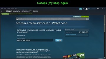 How to Top Up Steam Wallet using Steam Gift Card/Wallet Code after using Coins.Ph