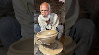 80 Years Old Man Making Amazing Pottery | Hard Working Man Making Clay Pot #Youtubeshorts