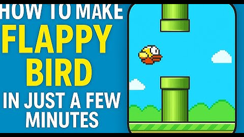 How to make flappy bird on scratch!