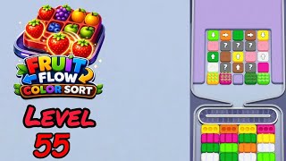 Fruit Flow Color Sort Level 55 Walkthrough