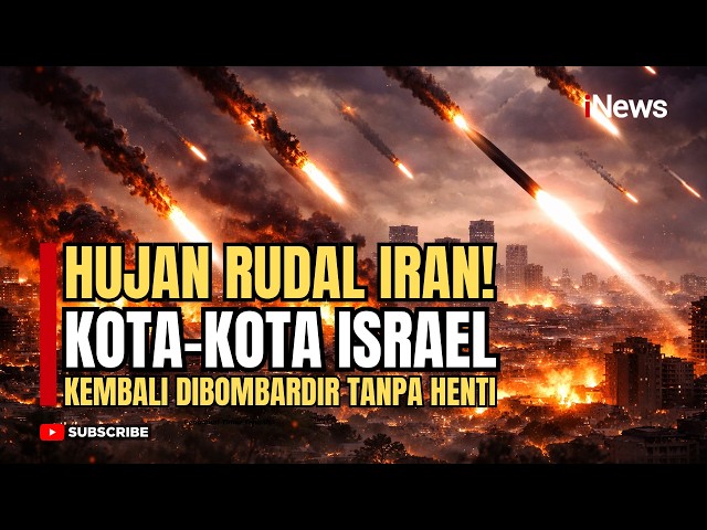 GELOMBANG SERANGAN KE 95! Rudal Balistik Iran Bombardir Kota Israel Tanpa Ampun