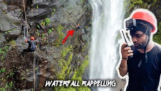 Descending a Jaw-Dropping 200-Foot Waterfall | Ganpati Gadad waterfall |