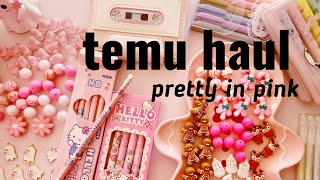Pretty Pink Collective Temu Haul - No Sound