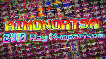Black MIDI - Aimonortsa Lag Tester | 210 WAY COMPARISON