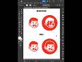 Adobe Illustrator 2025 - Tips Invert Logo Face Icon like a PRO