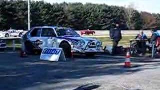 1985 Lancia Delta S4 (550hp) starting grid