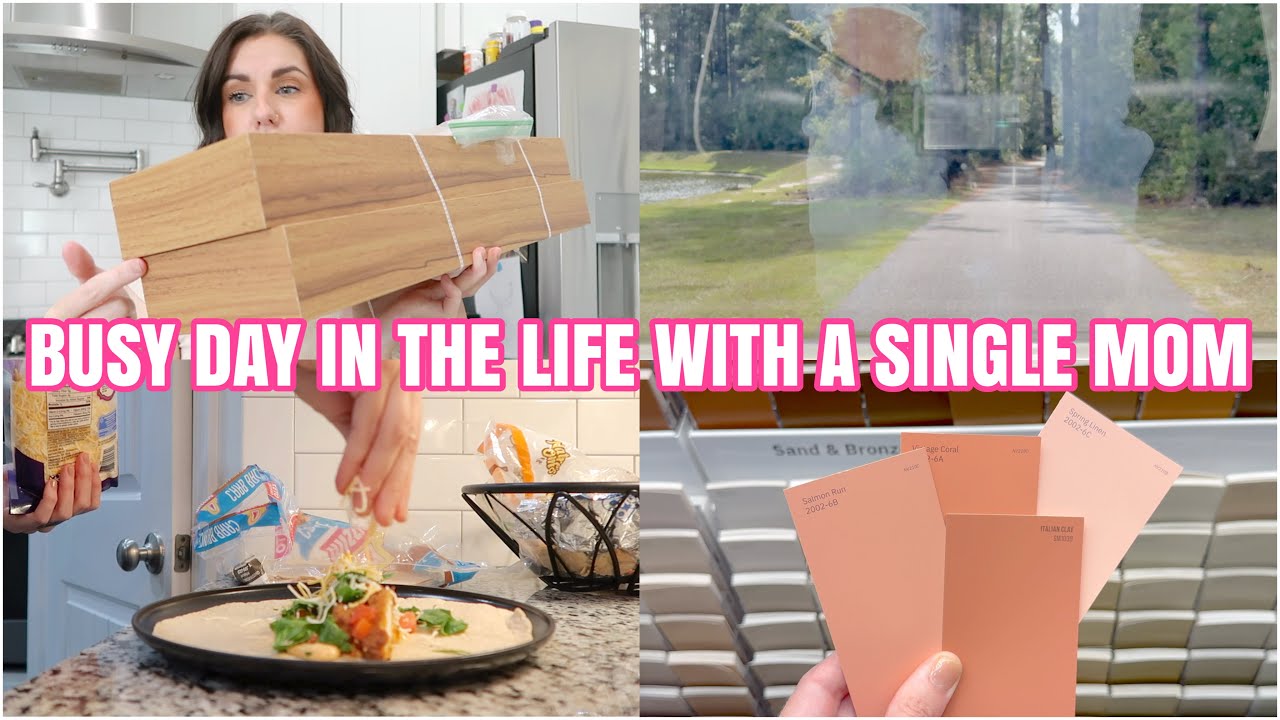 ДЕНЬ ИЗ ЖИЗНИ МАТЕРИ-ОДИНОЧКИ | ШОПИНГ, ПЕРЕВОЗКИ, УЖИН