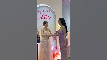 Lâm Khánh Chi quá trời dễ thương trong tiệc mừng thôi nôi bé Lita Con gái diễn viên Kha Ly Thanh Duy