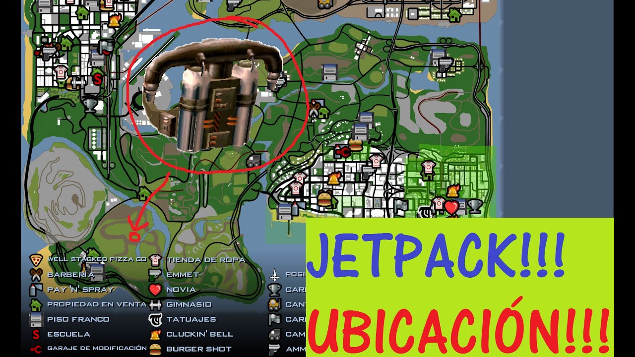 Jetpack en GTA San Andreas: cómo sacarlo, usarlo y desactivarlo