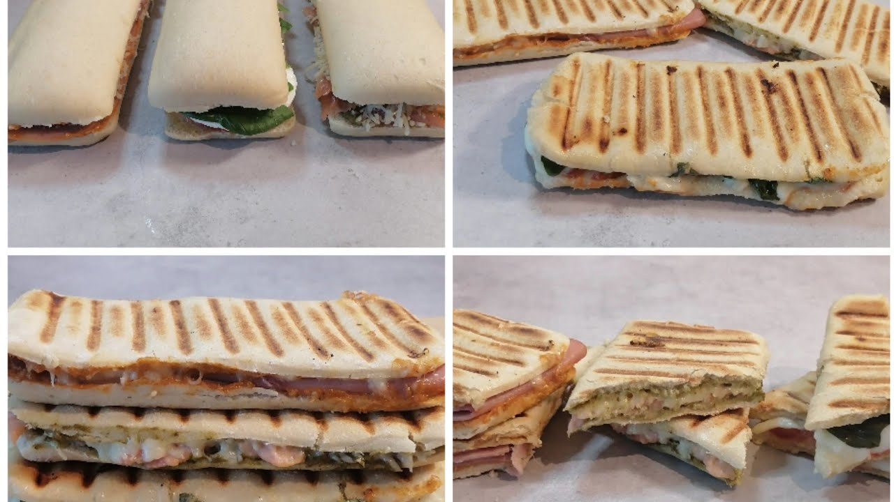 Recette de paninis maison sans machine🤔 - YouTube