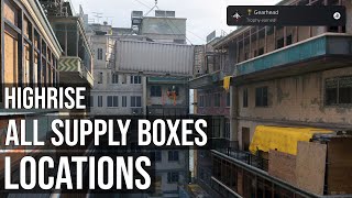 COD MW3 - All Supply Box Locations Highrise - All Weapons, Items and Field Upgrades Locations